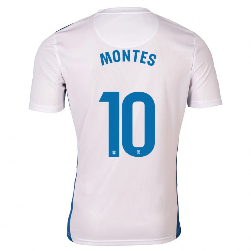 Danxen Damen Cris Montes #10 Weiß Blau Heimtrikot Trikot 2025/26 T-Shirt