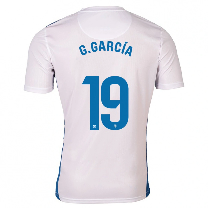 Danxen Damen Giovani García #19 Weiß Blau Heimtrikot Trikot 2025/26 T-Shirt