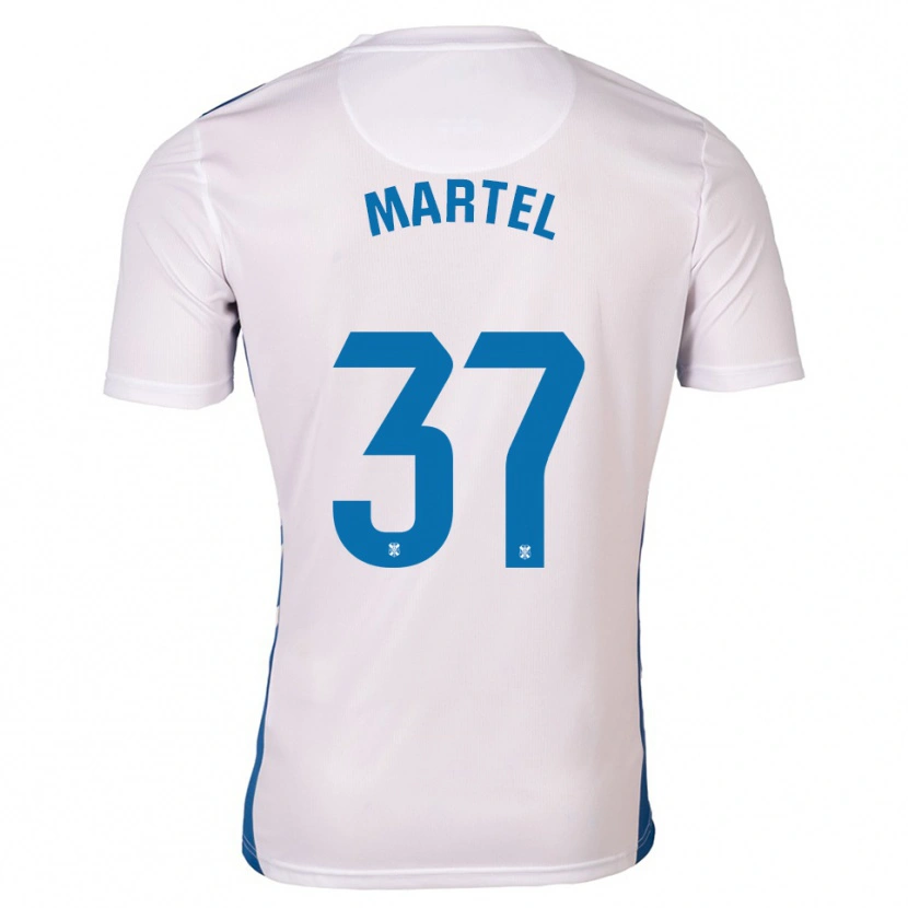 Danxen Damen Kevin Martel #37 Weiß Blau Heimtrikot Trikot 2025/26 T-Shirt