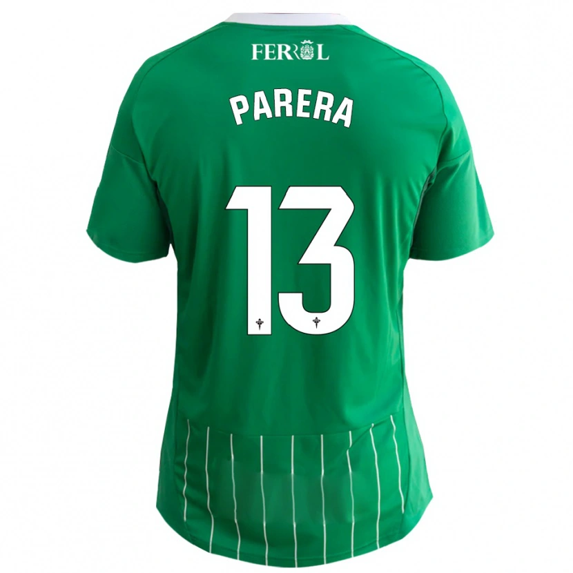 Danxen Damen Miquel Parera #13 Grün Weiß Heimtrikot Trikot 2025/26 T-Shirt