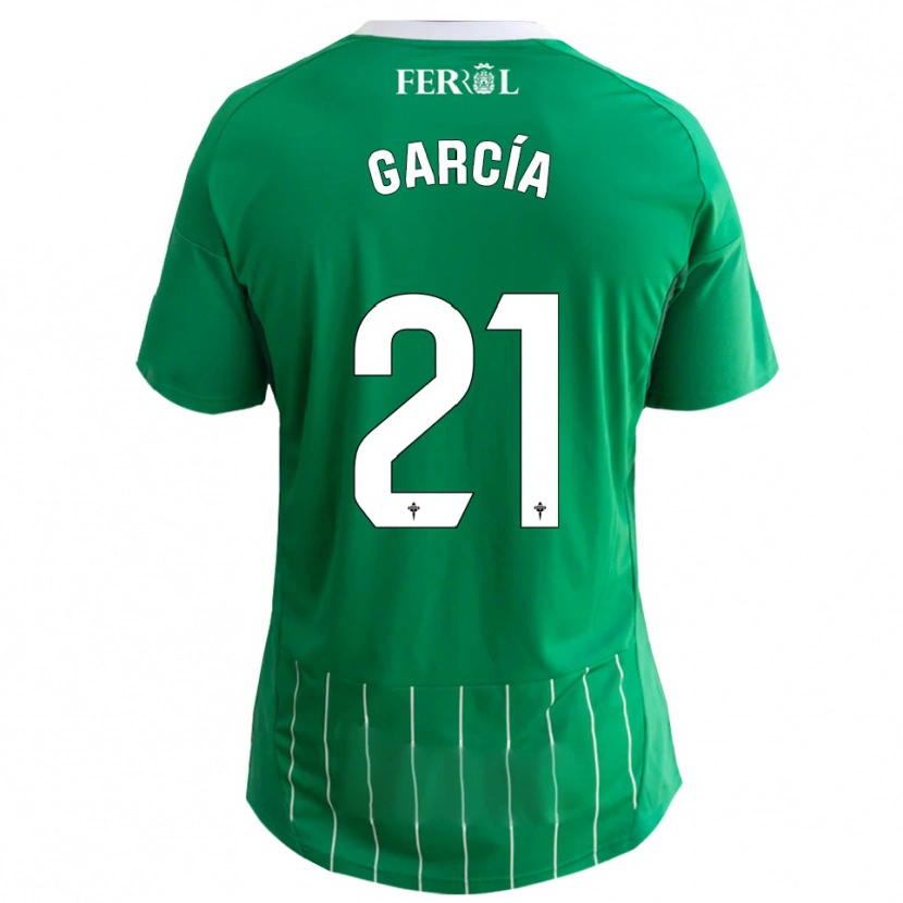 Danxen Damen Azael García #21 Grün Weiß Heimtrikot Trikot 2025/26 T-Shirt