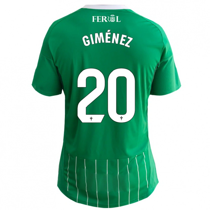 Danxen Damen Álvaro Giménez #20 Grün Weiß Heimtrikot Trikot 2025/26 T-Shirt