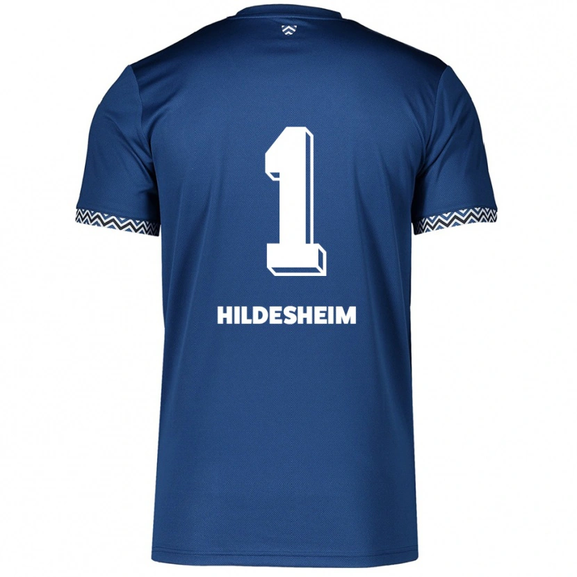 Danxen Damen Philip Hildesheim #1 Marineblau Weiß Heimtrikot Trikot 2025/26 T-Shirt