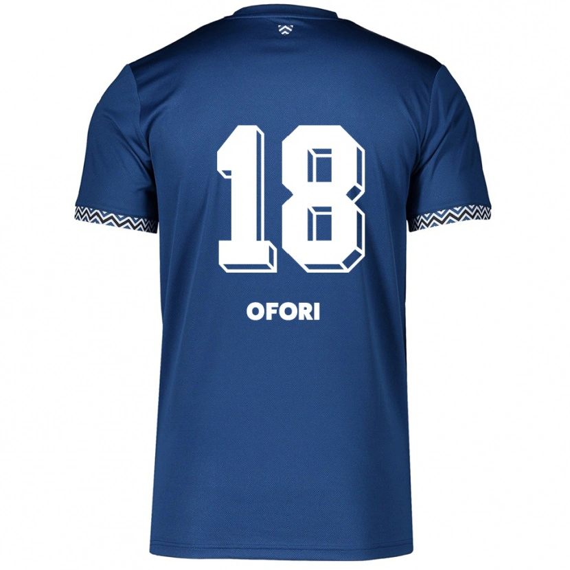 Danxen Damen Obed Ofori #18 Marineblau Weiß Heimtrikot Trikot 2025/26 T-Shirt