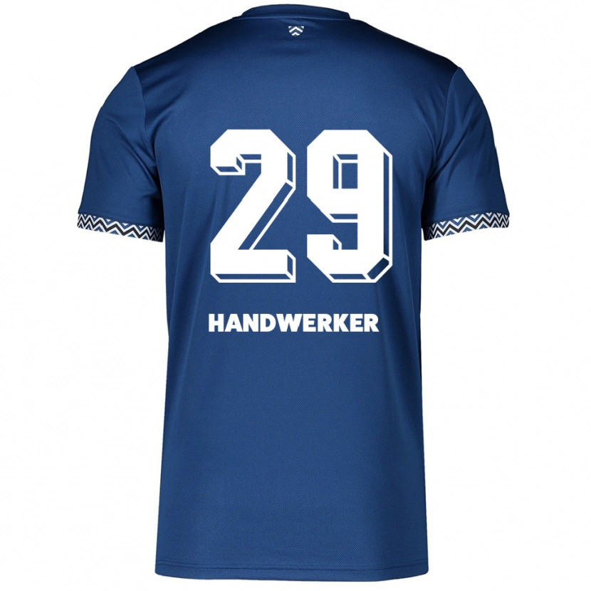 Danxen Damen Tim Handwerker #29 Marineblau Weiß Heimtrikot Trikot 2025/26 T-Shirt