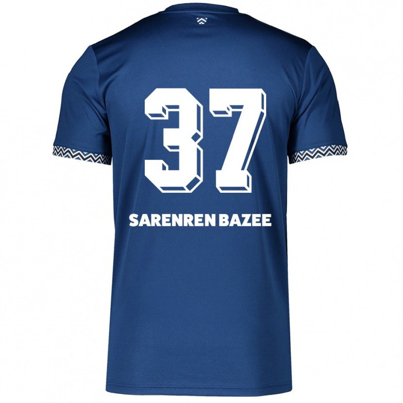 Danxen Damen Noah Sarenren Bazee #37 Marineblau Weiß Heimtrikot Trikot 2025/26 T-Shirt