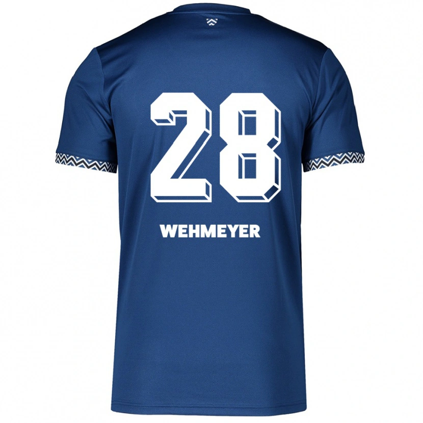 Danxen Damen Hannah Wehmeyer #28 Marineblau Weiß Heimtrikot Trikot 2025/26 T-Shirt