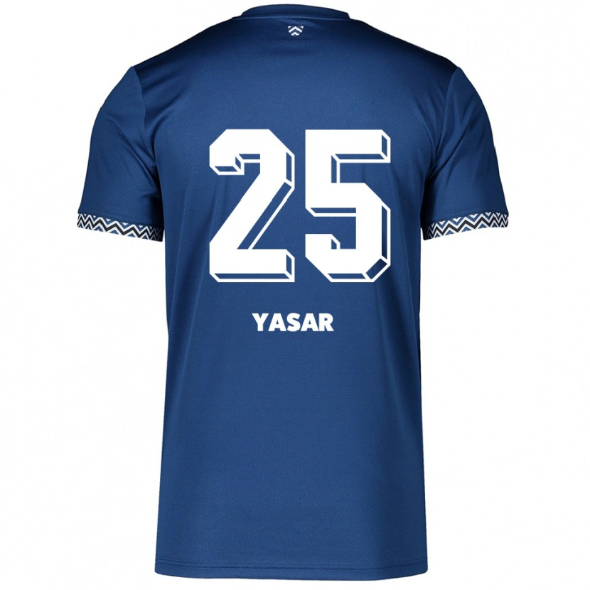 Danxen Damen Eyyüb Yasar #25 Marineblau Weiß Heimtrikot Trikot 2025/26 T-Shirt