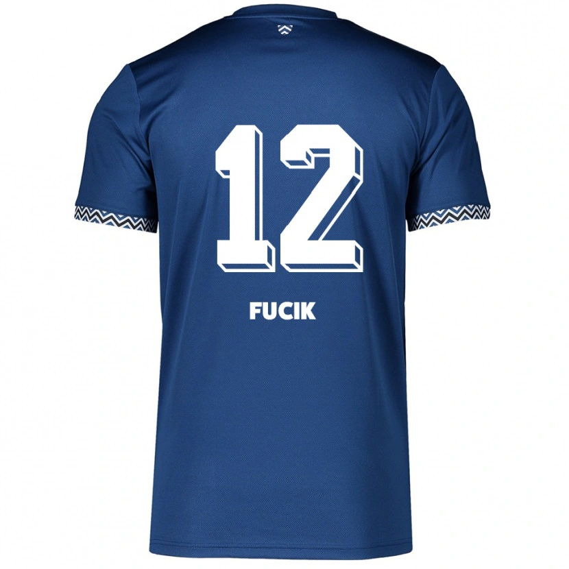 Danxen Damen Miles Fucik #12 Marineblau Weiß Heimtrikot Trikot 2025/26 T-Shirt
