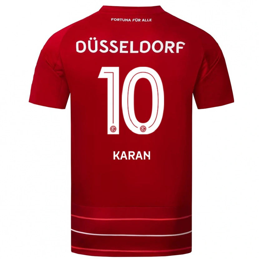 Danxen Damen Marko Karan #10 Rot Weiß Heimtrikot Trikot 2025/26 T-Shirt