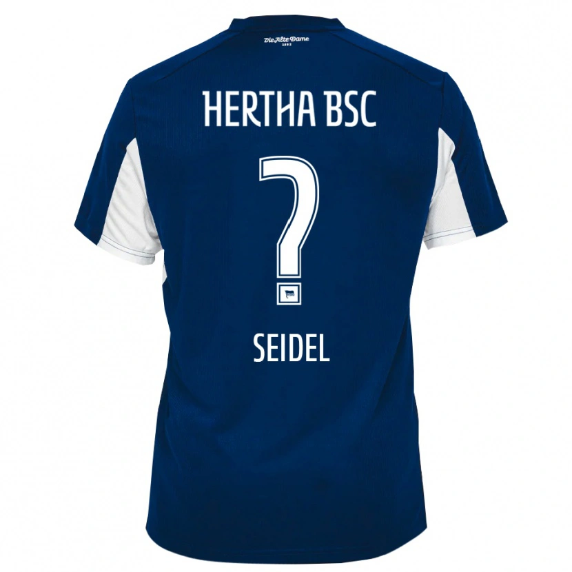 Danxen Damen Daniel Seidel #0 Weiß Blau Heimtrikot Trikot 2025/26 T-Shirt