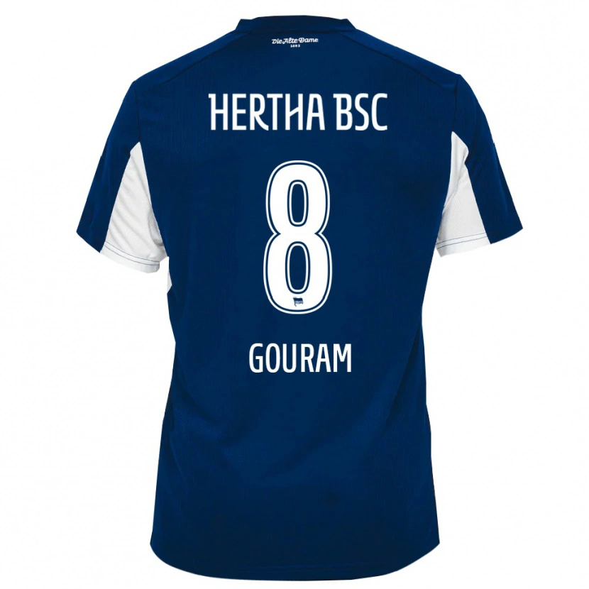 Danxen Damen Soufian Gouram #8 Weiß Blau Heimtrikot Trikot 2025/26 T-Shirt