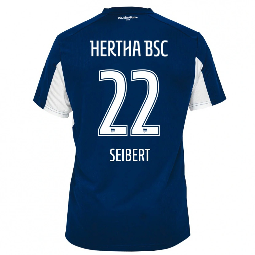 Danxen Damen Christian Seibert #22 Weiß Blau Heimtrikot Trikot 2025/26 T-Shirt
