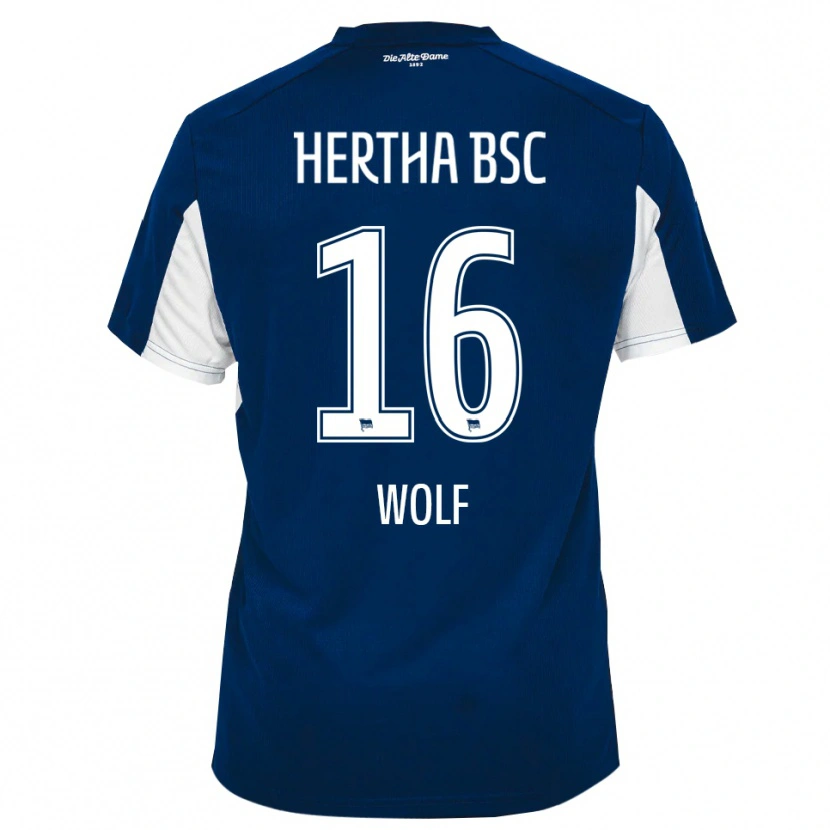 Danxen Damen Colin Wolf #16 Weiß Blau Heimtrikot Trikot 2025/26 T-Shirt