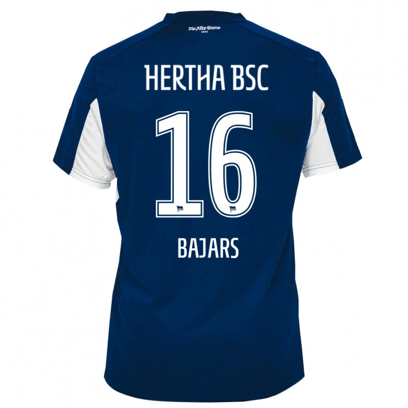 Danxen Damen Marko Bajars #16 Weiß Blau Heimtrikot Trikot 2025/26 T-Shirt