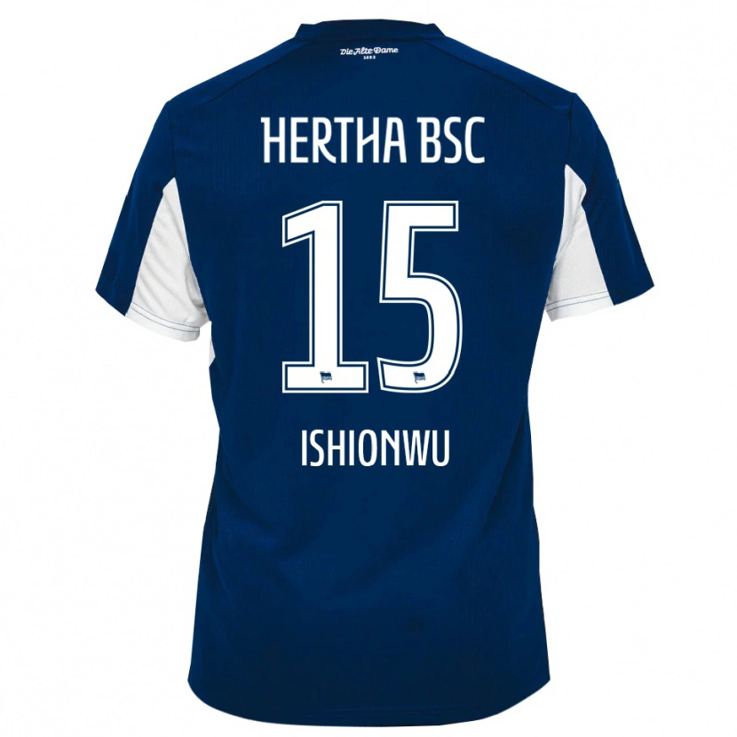 Danxen Damen Chima Ishionwu #15 Weiß Blau Heimtrikot Trikot 2025/26 T-Shirt