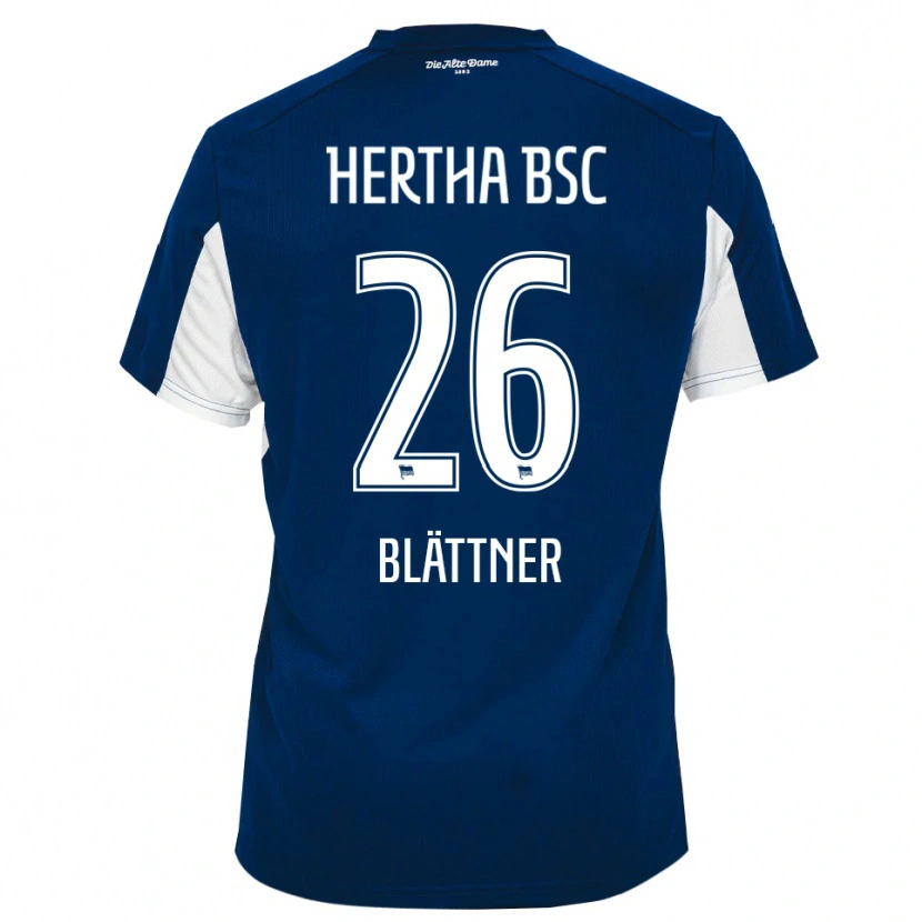 Danxen Damen Amelie Blättner #26 Weiß Blau Heimtrikot Trikot 2025/26 T-Shirt
