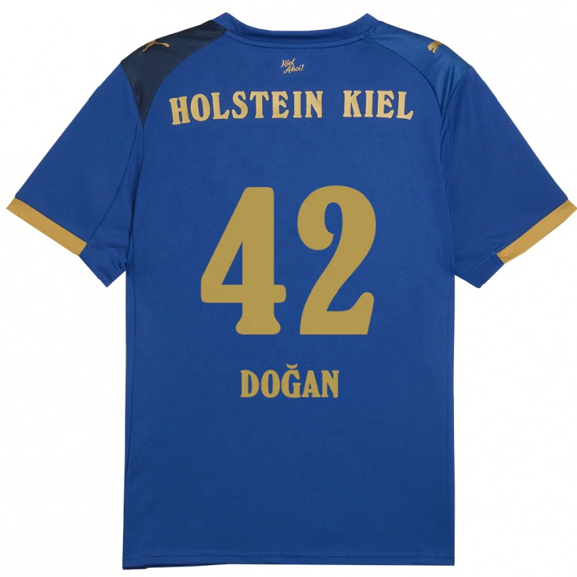 Danxen Damen Tyler Doğan #42 Blau Gold Heimtrikot Trikot 2025/26 T-Shirt