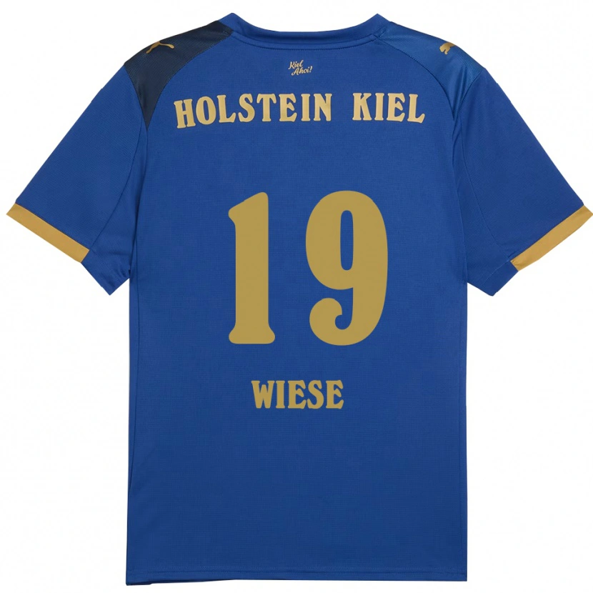 Danxen Damen Till Wiese #19 Blau Gold Heimtrikot Trikot 2025/26 T-Shirt