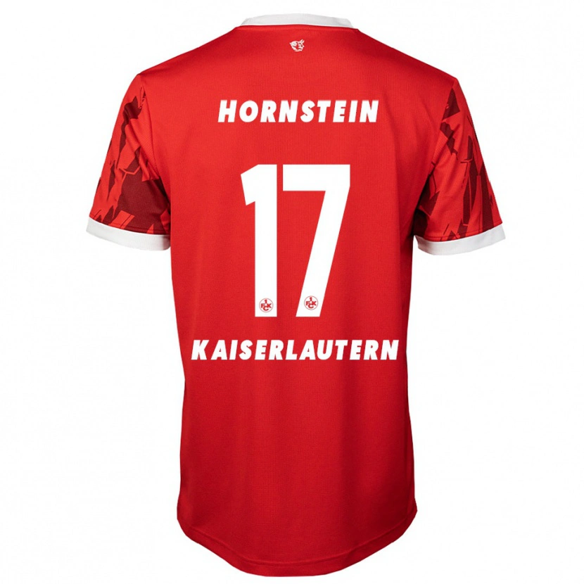 Danxen Damen Joel Hornstein #17 Rot Weiß Heimtrikot Trikot 2025/26 T-Shirt