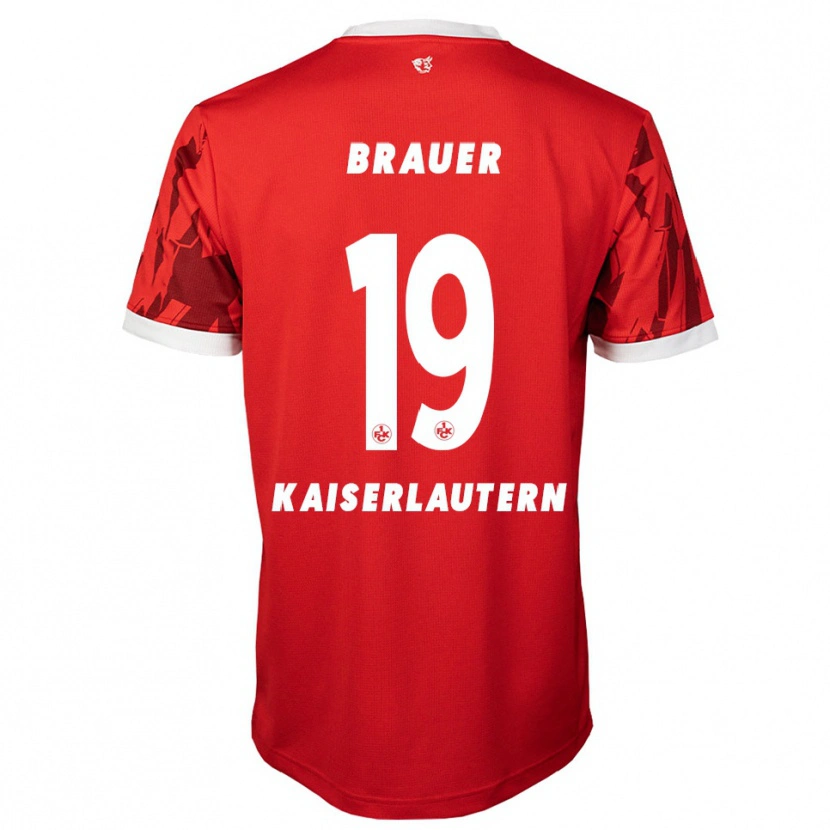 Danxen Damen Roman Brauer #19 Rot Weiß Heimtrikot Trikot 2025/26 T-Shirt