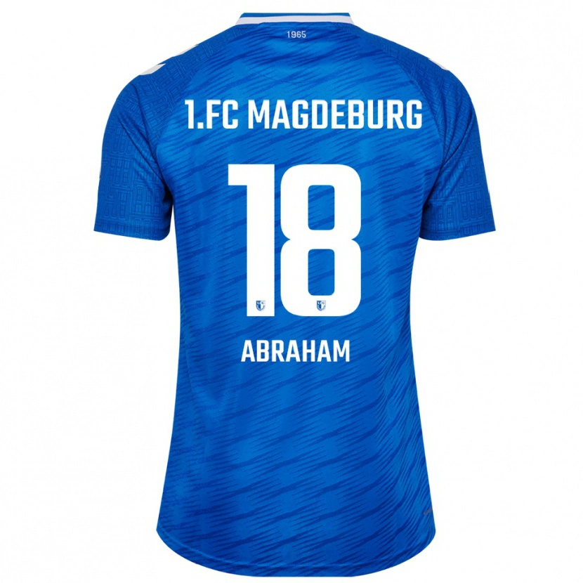 Danxen Damen Neele Abraham #18 Blau Weiß Heimtrikot Trikot 2025/26 T-Shirt