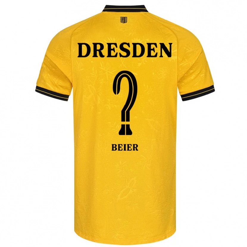 Danxen Damen Samantha Beier #0 Gelb Schwarz Heimtrikot Trikot 2025/26 T-Shirt