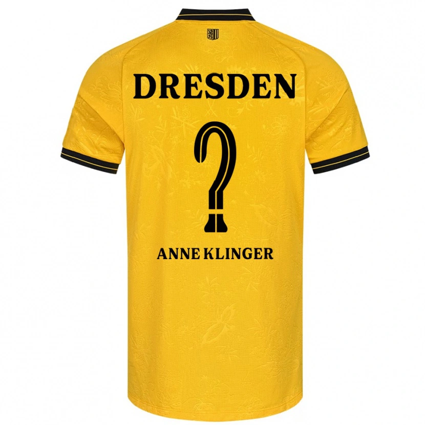 Danxen Damen Jo Anne Klinger #0 Gelb Schwarz Heimtrikot Trikot 2025/26 T-Shirt