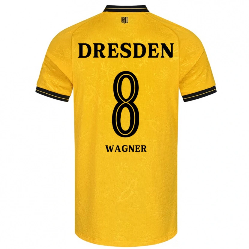 Danxen Damen Robert Wagner #8 Gelb Schwarz Heimtrikot Trikot 2025/26 T-Shirt