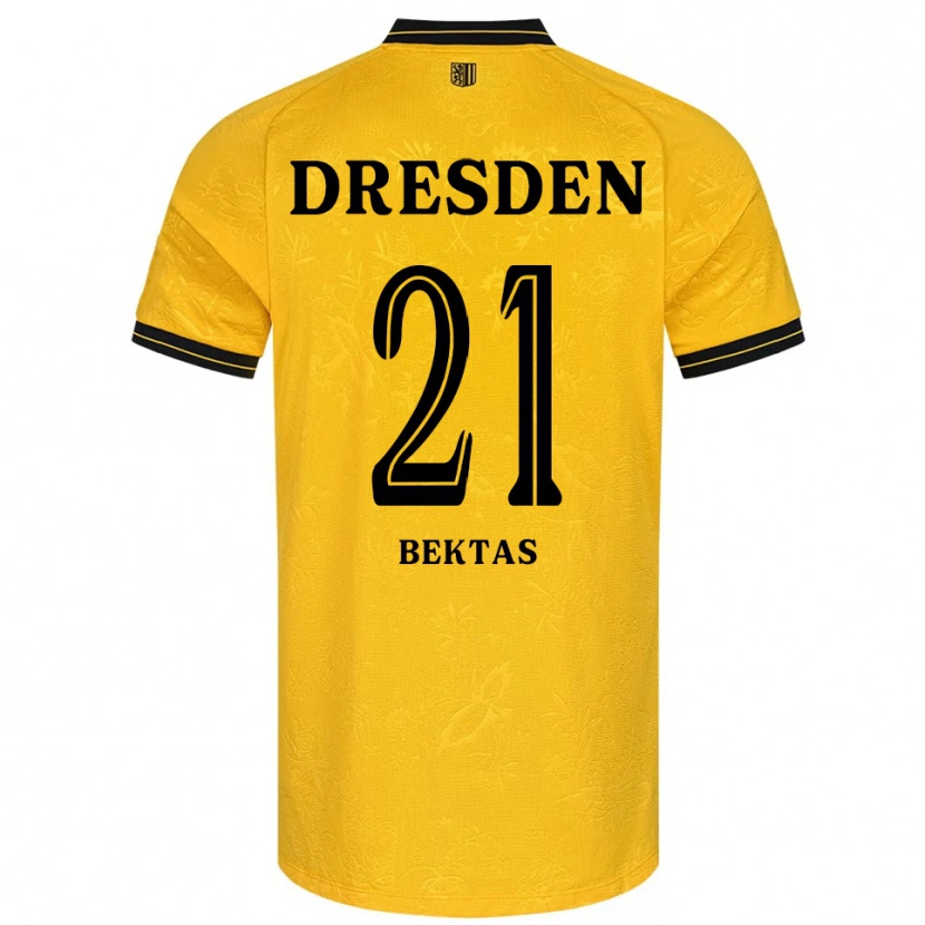 Danxen Damen Tünay Bektas #21 Gelb Schwarz Heimtrikot Trikot 2025/26 T-Shirt