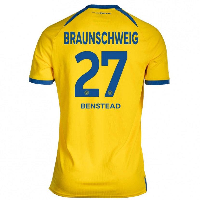 Danxen Damen Jakob Benstead #27 Gelb Blau Heimtrikot Trikot 2025/26 T-Shirt