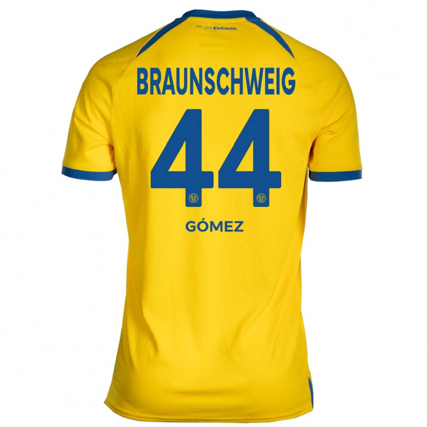 Danxen Damen Johan Gómez #44 Gelb Blau Heimtrikot Trikot 2025/26 T-Shirt