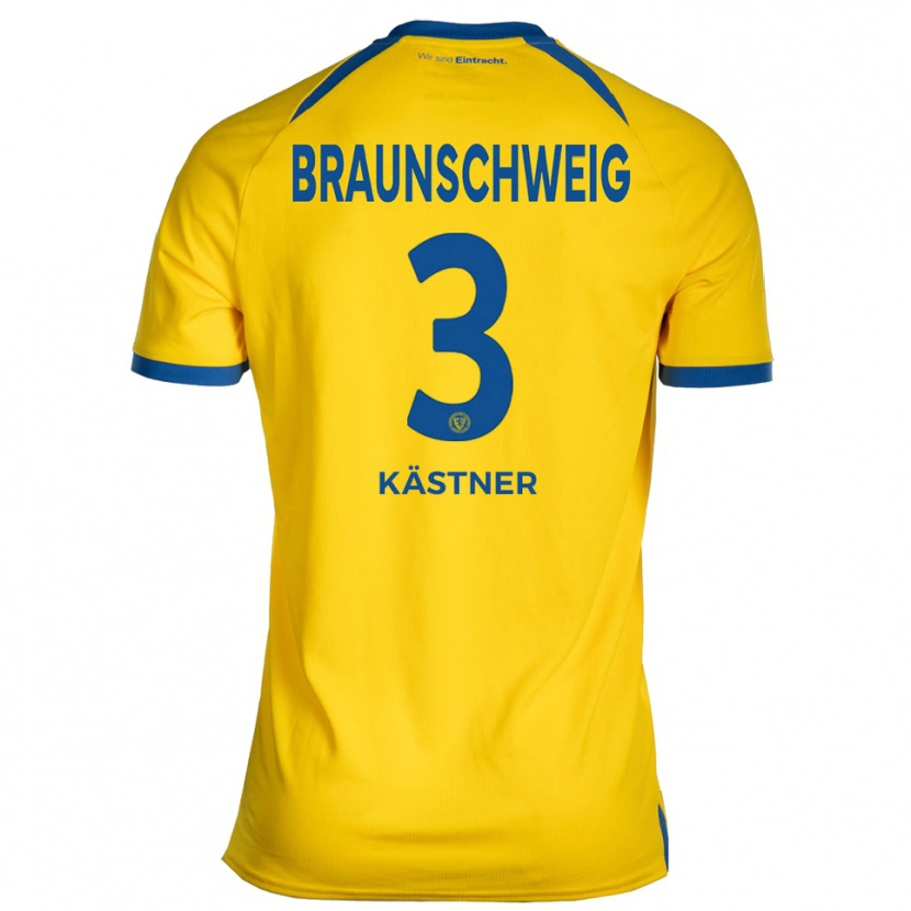 Danxen Damen Niklas Kästner #3 Gelb Blau Heimtrikot Trikot 2025/26 T-Shirt