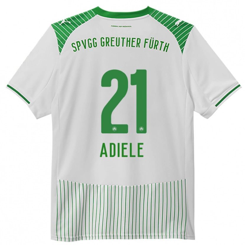 Danxen Damen Raphael Adiele #21 Weiß Grün Heimtrikot Trikot 2025/26 T-Shirt