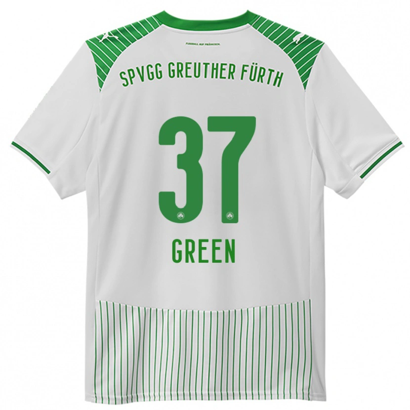 Danxen Damen Julian Green #37 Weiß Grün Heimtrikot Trikot 2025/26 T-Shirt