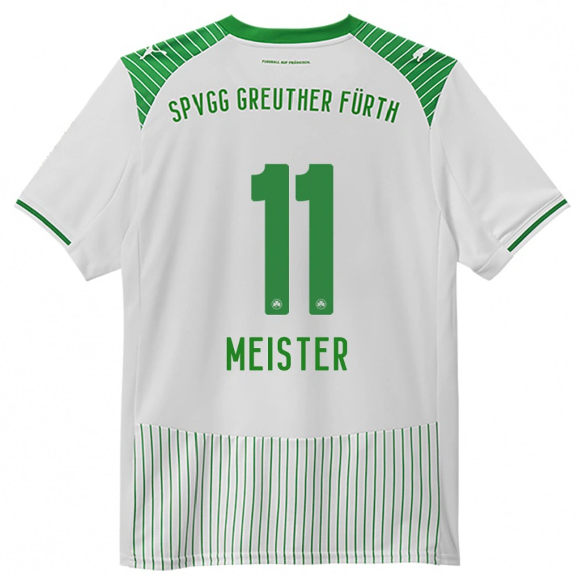 Danxen Damen Christoph Meister #11 Weiß Grün Heimtrikot Trikot 2025/26 T-Shirt