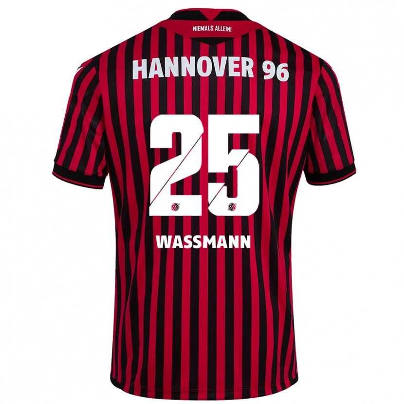 Danxen Damen Isabel Waßmann #25 Rot Schwarz Heimtrikot Trikot 2025/26 T-Shirt