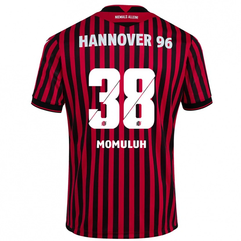 Danxen Damen Monju Momuluh #38 Rot Schwarz Heimtrikot Trikot 2025/26 T-Shirt