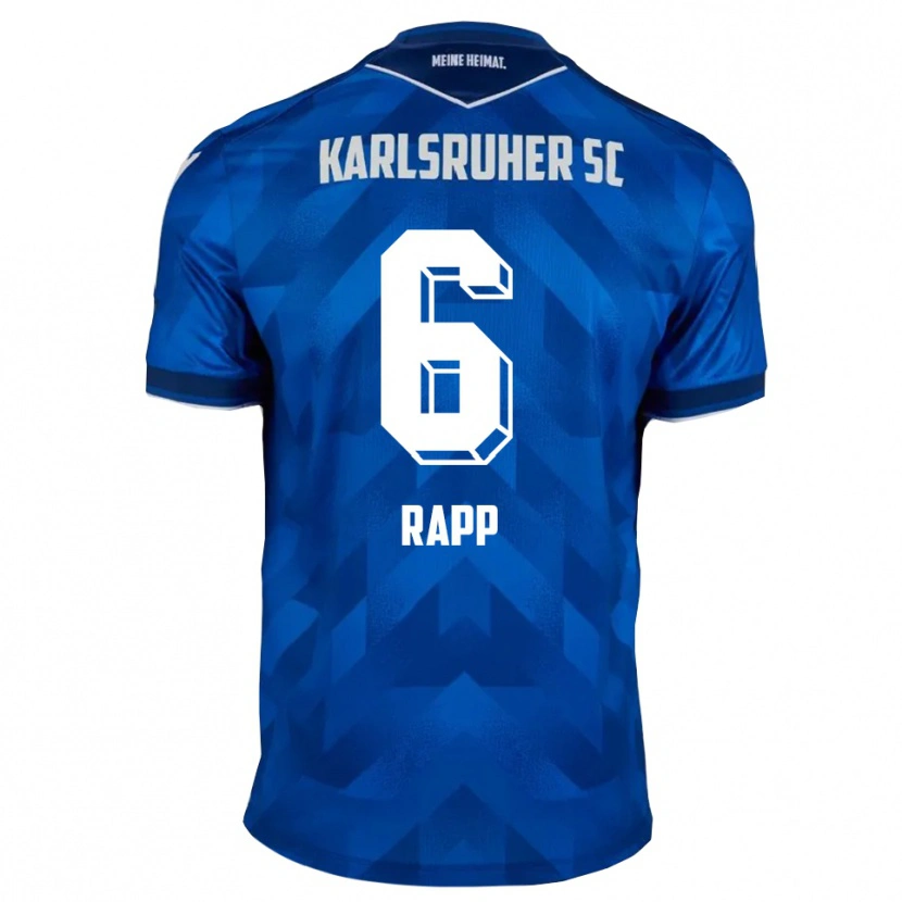 Danxen Damen Nicolai Rapp #6 Blau Weiß Heimtrikot Trikot 2025/26 T-Shirt
