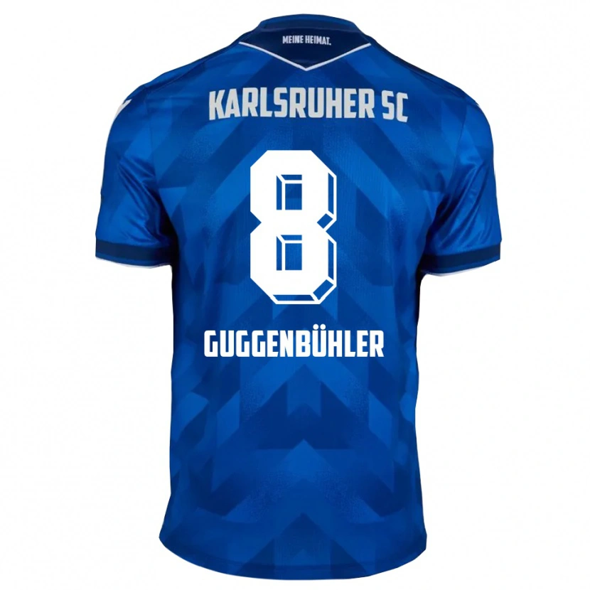 Danxen Damen Simon Guggenbühler #8 Blau Weiß Heimtrikot Trikot 2025/26 T-Shirt