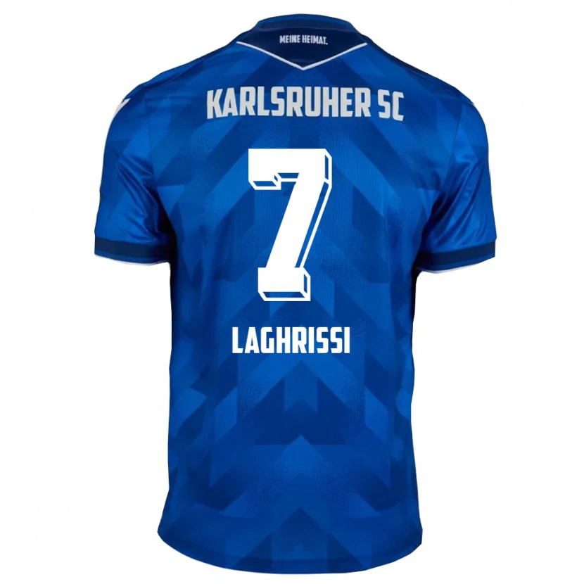 Danxen Damen Eymen Laghrissi #7 Blau Weiß Heimtrikot Trikot 2025/26 T-Shirt
