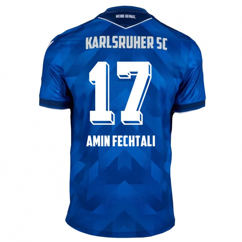 Danxen Damen Oualid El Fechtali #17 Blau Weiß Heimtrikot Trikot 2025/26 T-Shirt