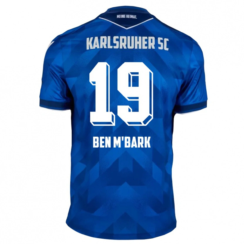 Danxen Damen Mohamed Ben M'bark #19 Blau Weiß Heimtrikot Trikot 2025/26 T-Shirt