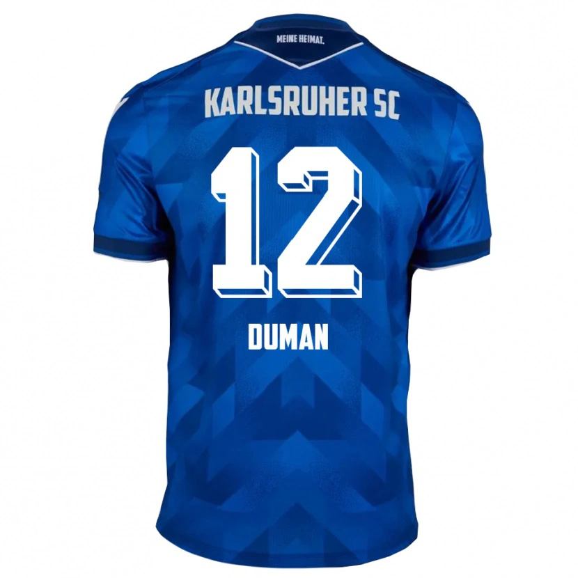 Danxen Damen Bugra Duman #12 Blau Weiß Heimtrikot Trikot 2025/26 T-Shirt