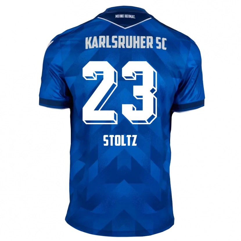 Danxen Damen Michael Stoltz #23 Blau Weiß Heimtrikot Trikot 2025/26 T-Shirt