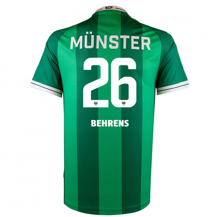 Danxen Damen Morten Behrens #26 Grün Weiß Heimtrikot Trikot 2025/26 T-Shirt