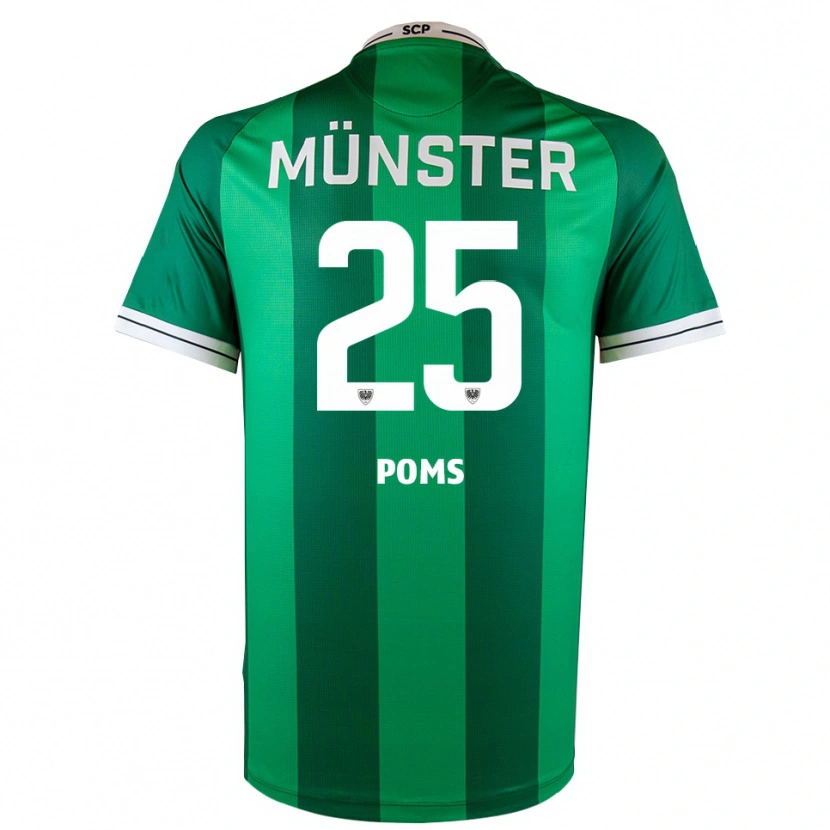 Danxen Damen Melvin Poms #25 Grün Weiß Heimtrikot Trikot 2025/26 T-Shirt