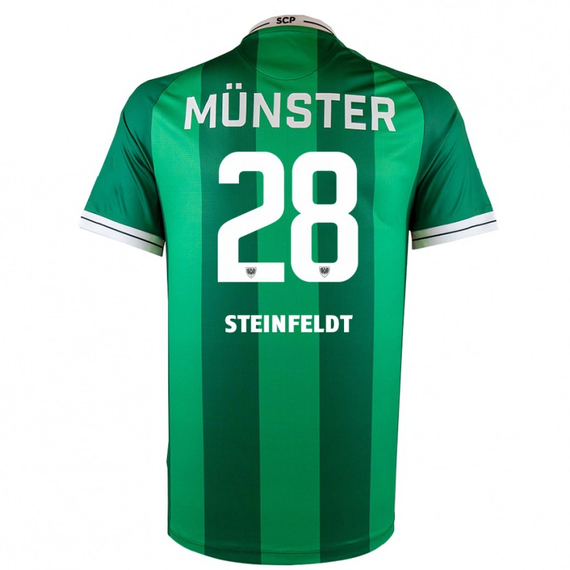 Danxen Damen Luca Steinfeldt #28 Grün Weiß Heimtrikot Trikot 2025/26 T-Shirt