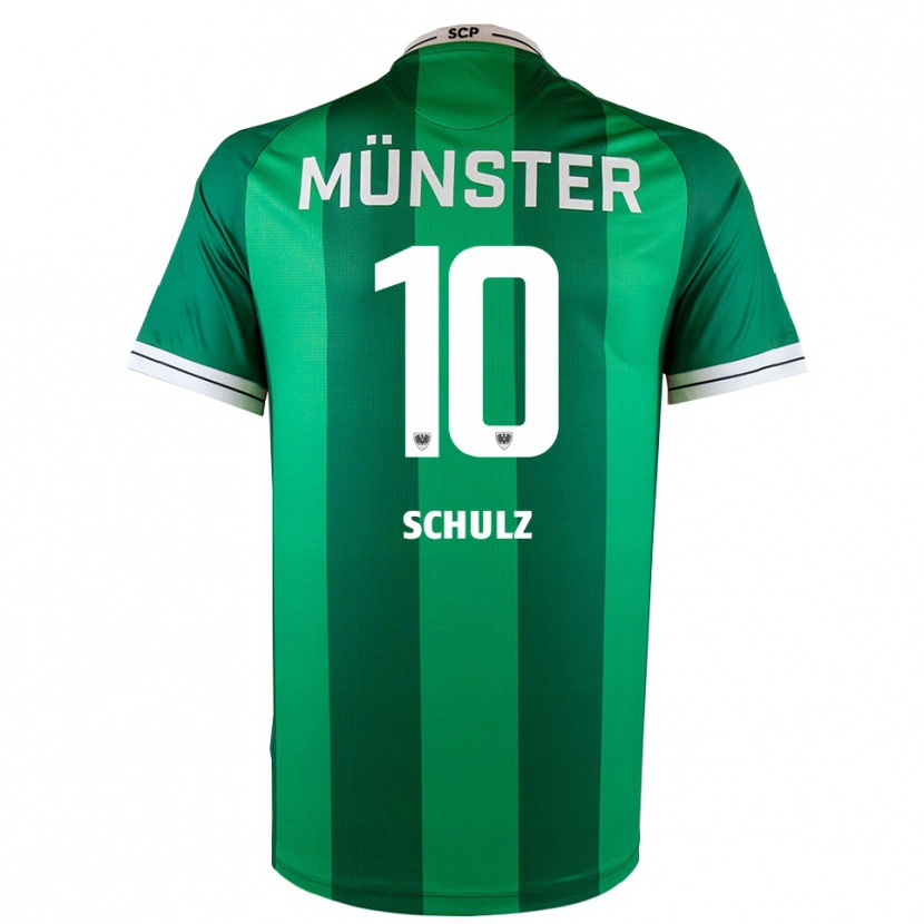 Danxen Damen Marvin Schulz #10 Grün Weiß Heimtrikot Trikot 2025/26 T-Shirt