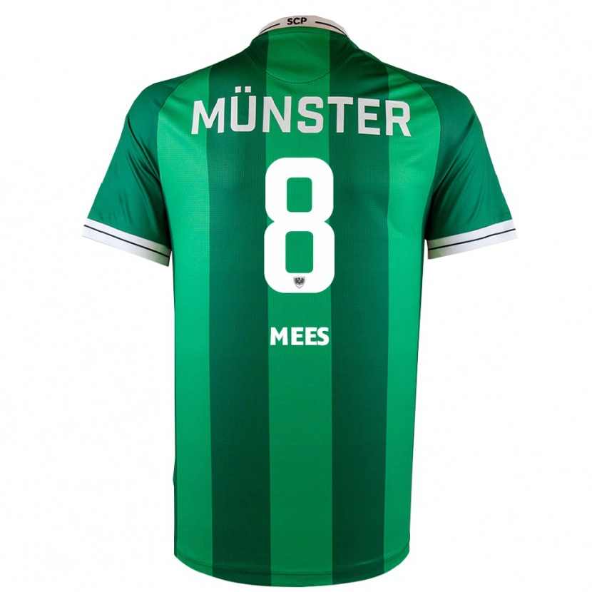 Danxen Damen Joshua Mees #8 Grün Weiß Heimtrikot Trikot 2025/26 T-Shirt